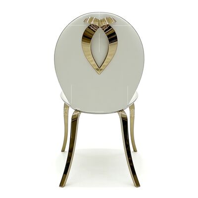 高級ステンレス鋼脚 モダンウェディング宴会レストランダイニングチェア イベントレセプションホテル用