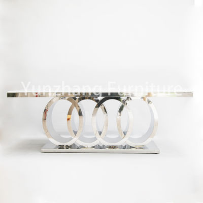 良い値段 重い基礎家の家具が付いている優雅な4つの円の現代ダイニング テーブル オンライン