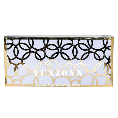 良い値段 車輪の取り外し可能な耐久のホテルの家具が付いている長方形の居間棒棚 オンライン