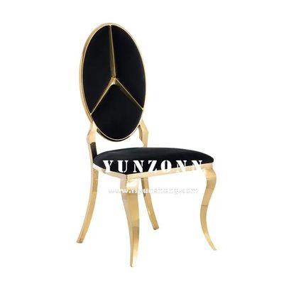 お買い得 ホットセールファンシーベンツデザインバックダイニング家具ゴールドステンレススチール宴会椅子、ホテルウェディングイベントパーティー用 オンライン