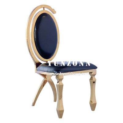 お買い得 ドバイ 豪華 ホテル 家具 安い 卸売 金 ステンレス スチール バンケット 結婚式 パーティー用 椅子 オンライン