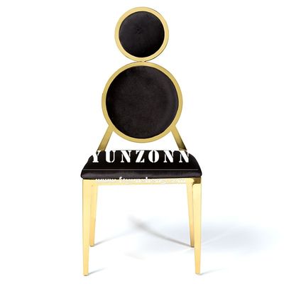 良い値段 金色 の アクセント を 付いた 優雅 な 麻布 製 の 宴席 椅子 オンライン