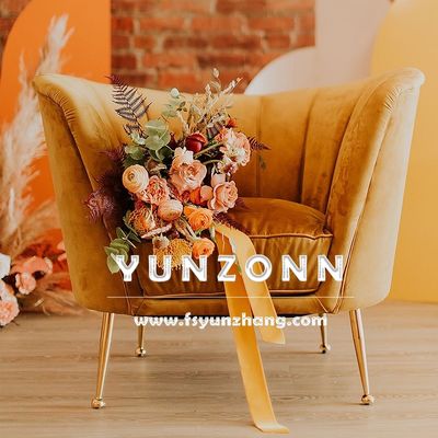 ヨーロッパのロイヤルウェディング ベルベットラウンジチェアとホテルソファイベント用ラブシート