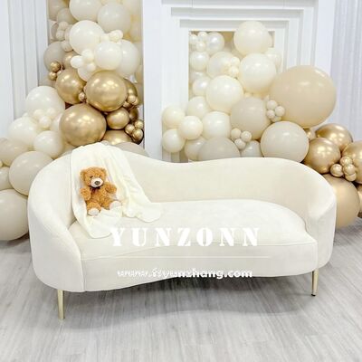 お買い得 ホテルのリビングルームのためのエレガントなミニマリストステンレス鋼ソファ 夫婦や結婚式のためのバー用 オンライン