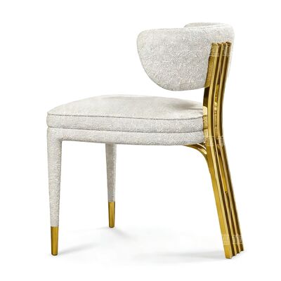 お買い得 美しい椅子 ファッションデザイン グランド 豪華 結婚式椅子 ホテル ゴールデン ステンレス スチール メタル ディナー ダイニング 椅子 オンライン