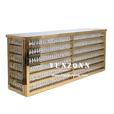 品質 商業用 不鋼鉄バー家具 クリスタルデザイン パーティー用の商用バーカウンター 工場