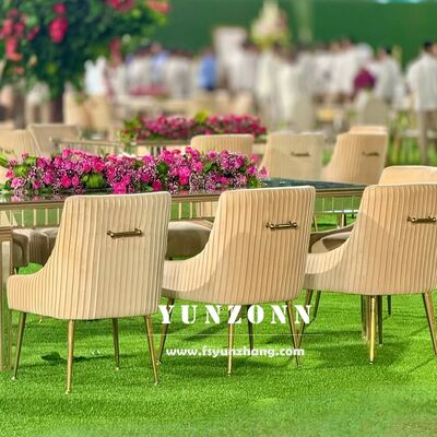 お買い得 レンタル 高級 ゴールド ハンドル バック 荷造り ホテル レストラン ベルヴェット 結婚式用 食卓椅子 オンライン