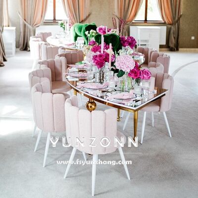 お買い得 ドバイ ルックス スタイルの 家具 結婚式 宴会 宴会室 王室 椅子 指形 ベルベット カスタマイズ ダイニング 椅子 オンライン
