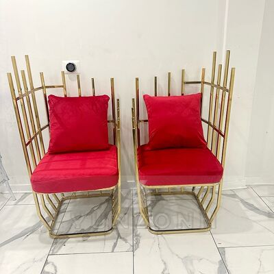 お買い得 新しいデザイン バンケット 結婚式 女王 金玉座 鳥籠 椅子 ソファ 椅子 パーティのための飾り付け オンライン