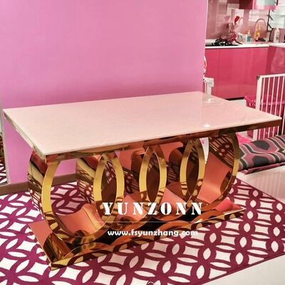 お買い得 現代のオディ ルックス イタリアンダイニングテーブル アンティーク・マーブル・トップ・スチール・メタル 用 キッチン ホテル・ホーム・ダイニングルーム用 オンライン