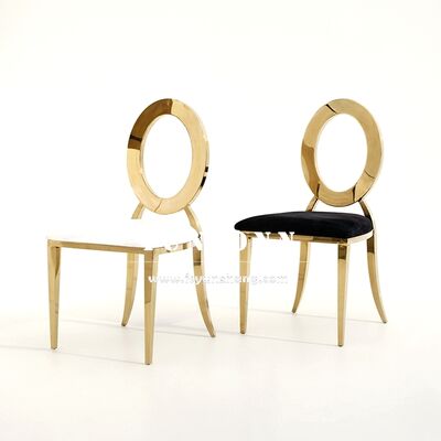 お買い得 アンティーク ルイ・オズ チェア ゴールド ステンレス スチール フレーム モダン イベント 宴会 ホテル 食堂 アパート 結婚式 チェア オンライン