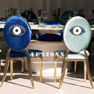 お買い得 モダンゴールドステンレスステールダイニングチェア ホテル 結婚式 パーティー ベッドルーム用 ワシントン 多彩 バンケットチェア オンライン