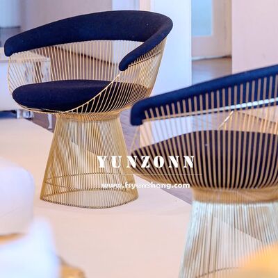 お買い得 ホテル・レストラン用鉄製休憩用ラウンジチェア - 現代のタフテッド・パッダ式アームチェア オンライン