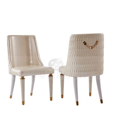 お買い得 ホテルやリビングルームのためのステンレス鋼アームレストと室内および屋外使用のための現代革食卓 オンライン