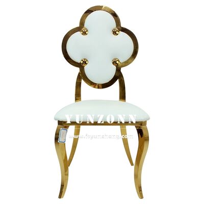 お買い得 モダンゴールドダイニングチェア 高品質レザー＆ファブリック バンケットチェア ダイニングルームまたはホテル用 アウトドアリビングルーム用 オンライン