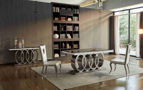 良い値段 重い基盤の贅沢な現代ダイニング テーブルはガラス上のダイニング テーブルL200xW100xH75cmを黒くする オンライン